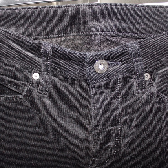 Black Corduroy Pants - Picture 3 of 4