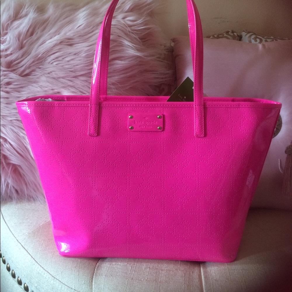 Kate spade hot pink tote