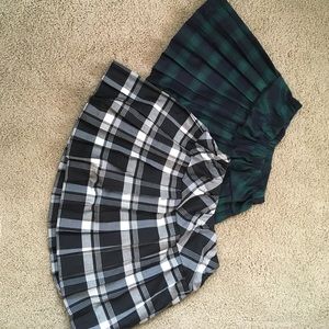 Lot of 2 pleated skirts NWOT