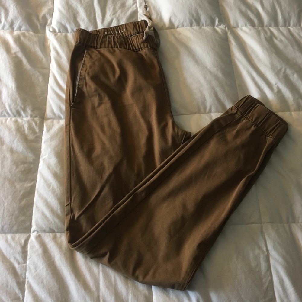 Tan Bullhead joggers skinny Size- Small