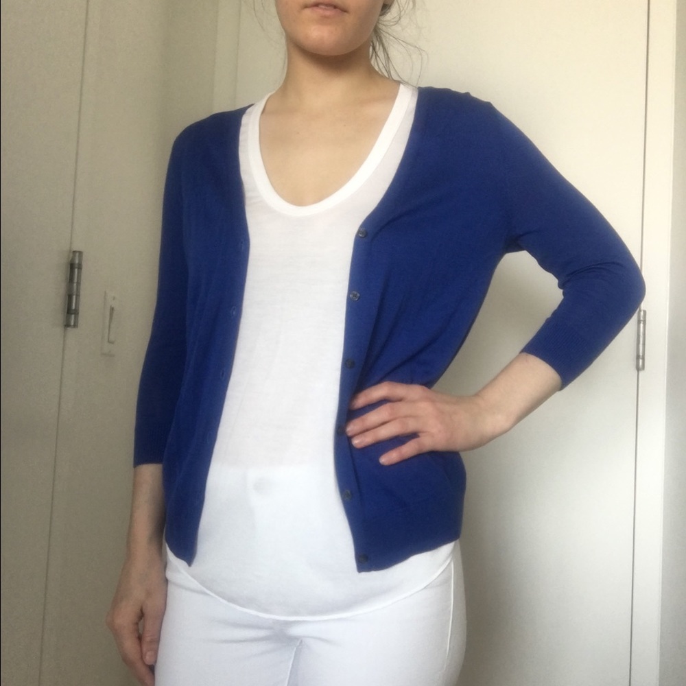 Cobalt blue cardigan Old Navy