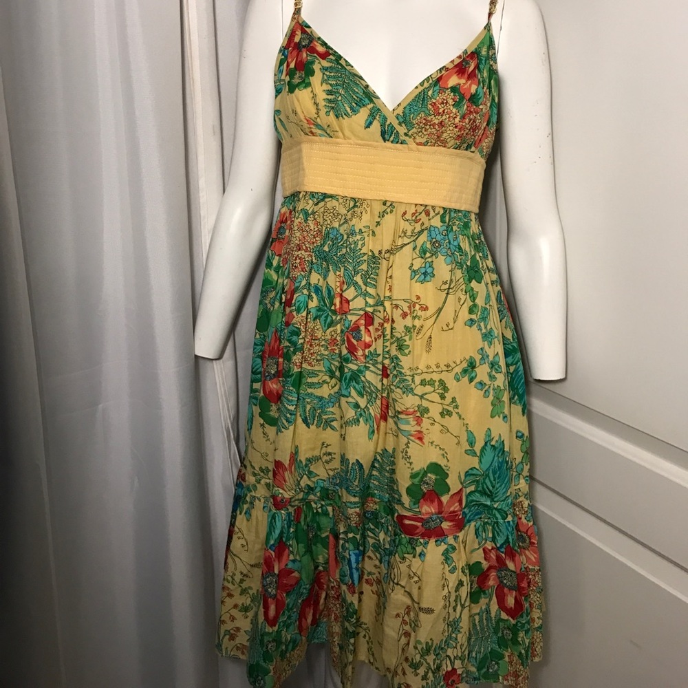 Yellow flirty fun sundress