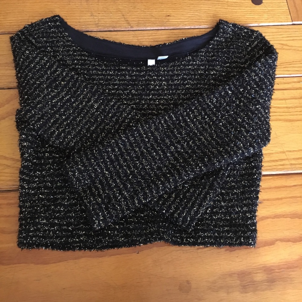 Frenchi long sleeve crop top