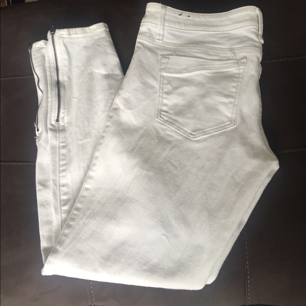 Express Stella Ankle Zip Jean Legging