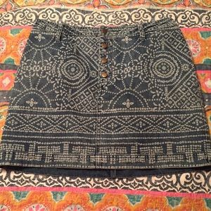 Denim Free People skirt