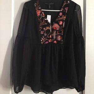 Memento Embrd blouse