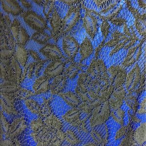 Blue and Black Gown by Yellow Star