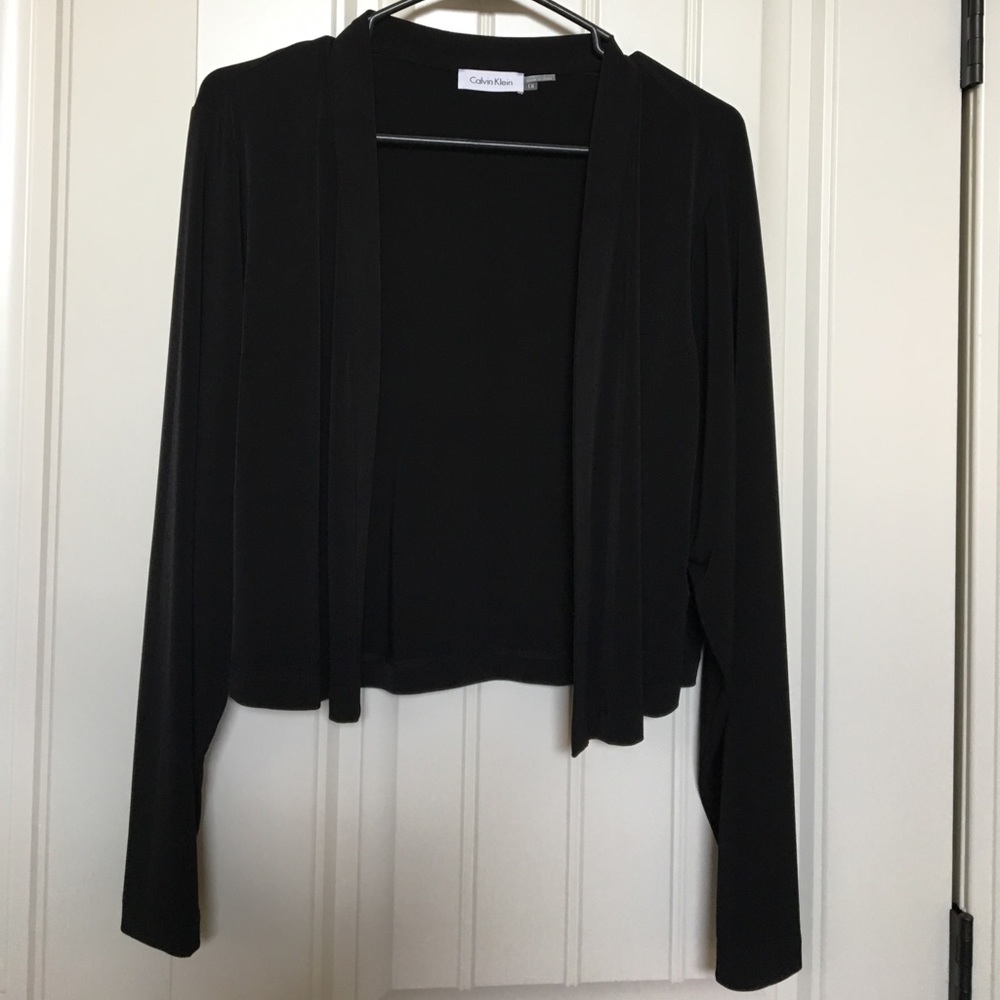 Calvin Klein shrug. Long sleeve. Black. Size 1X
