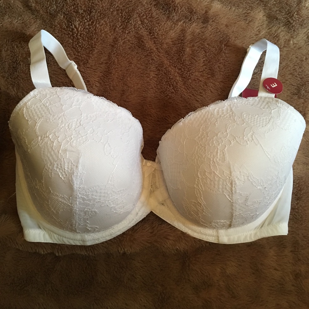 NWT H&M 36E White Bra