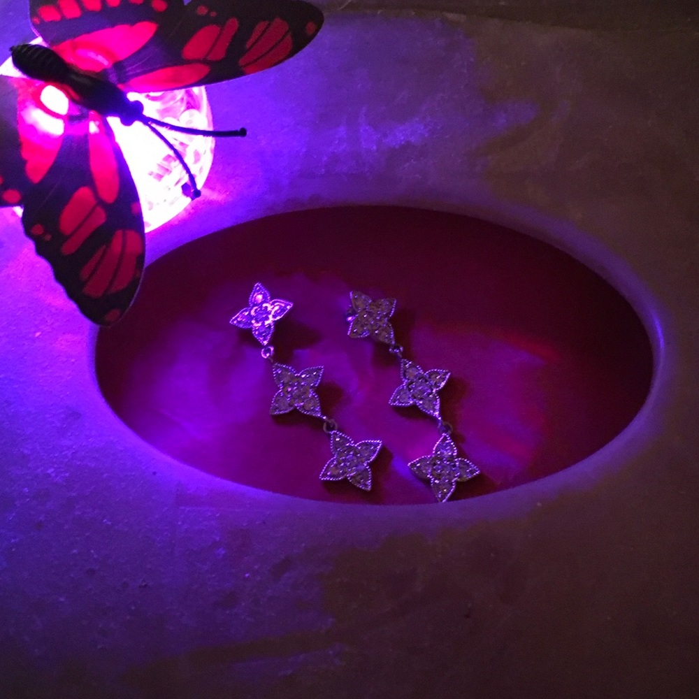 3-Tier Sterling Silver Earrings