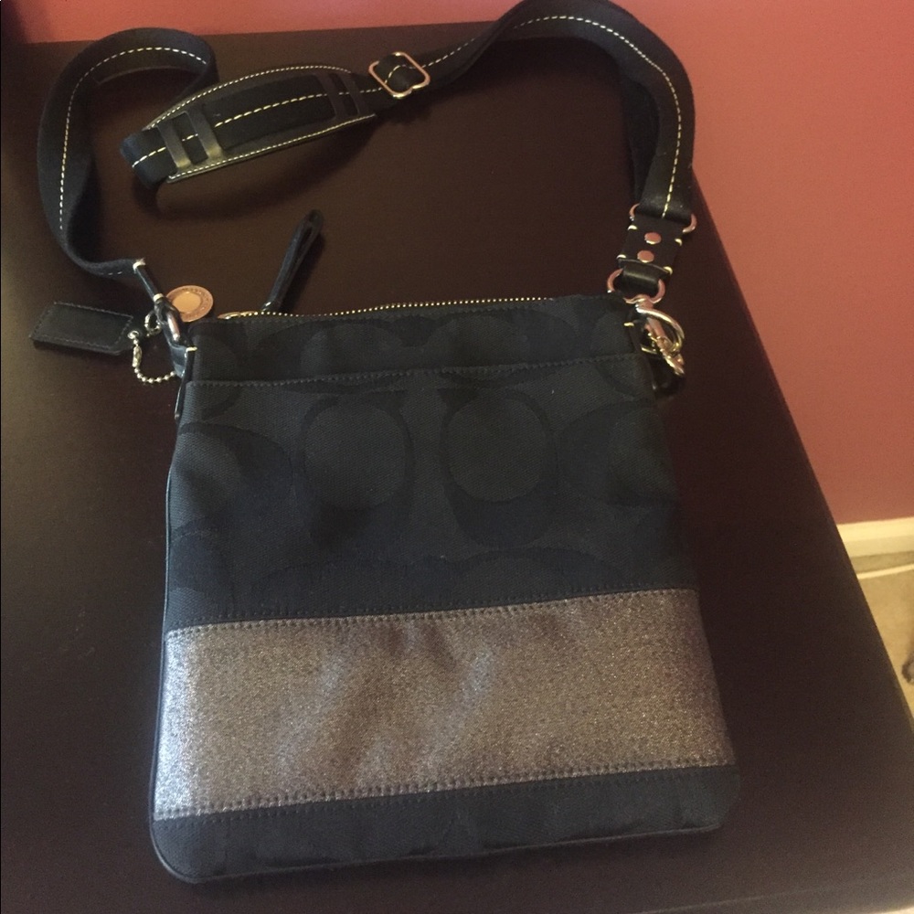 Authentic Coach cross body bag