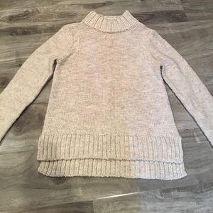cream turtleneck sweater