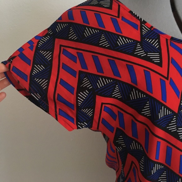 Fun & Flirt Patterned Blouse - Picture 2 of 7