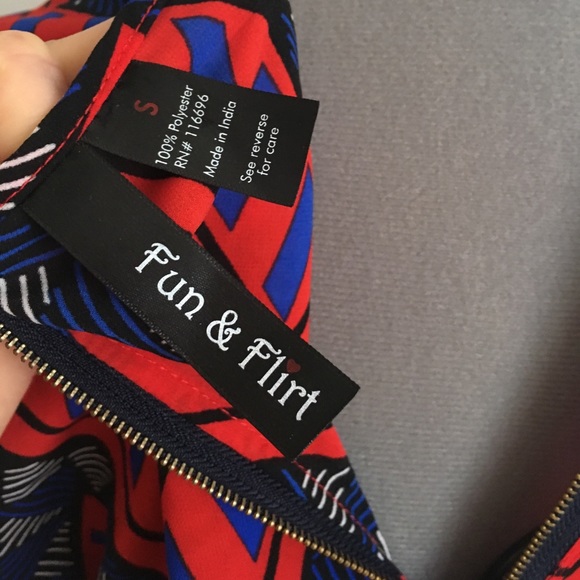 Fun & Flirt Patterned Blouse - Picture 5 of 7