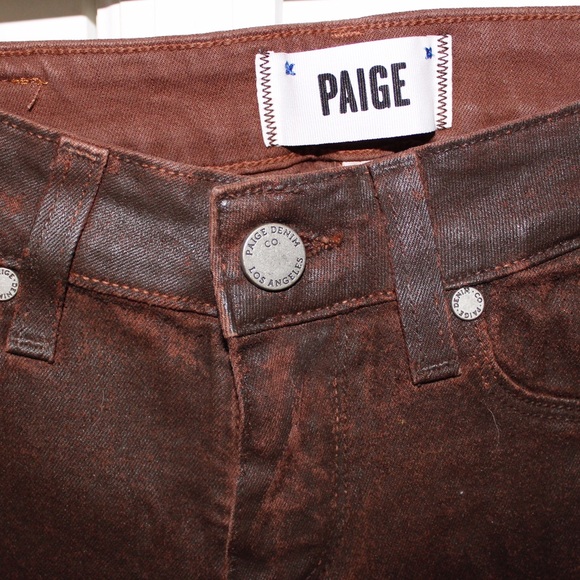Brown Coated Jeans - Picture 4 of 4