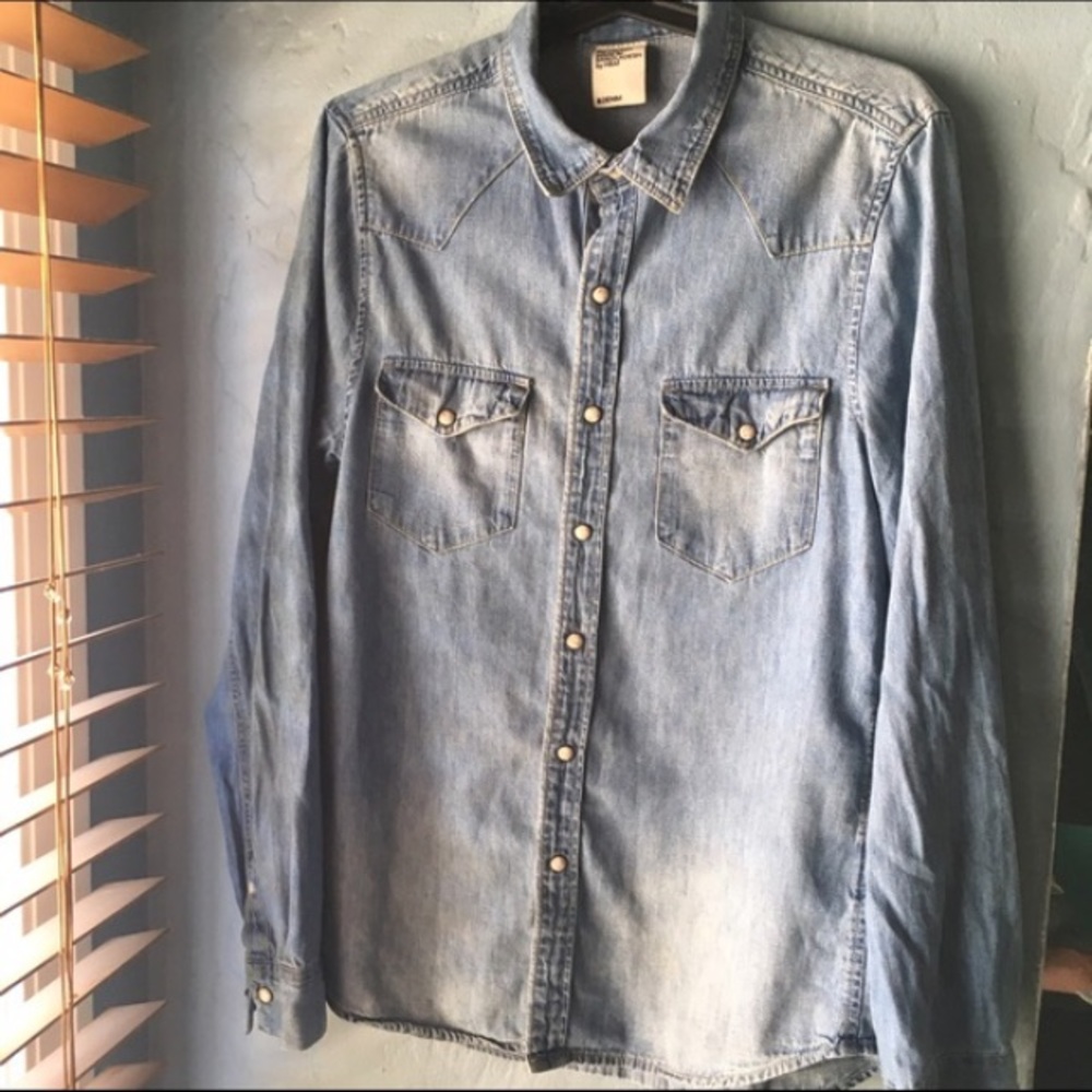 H&M Denim Button Up
