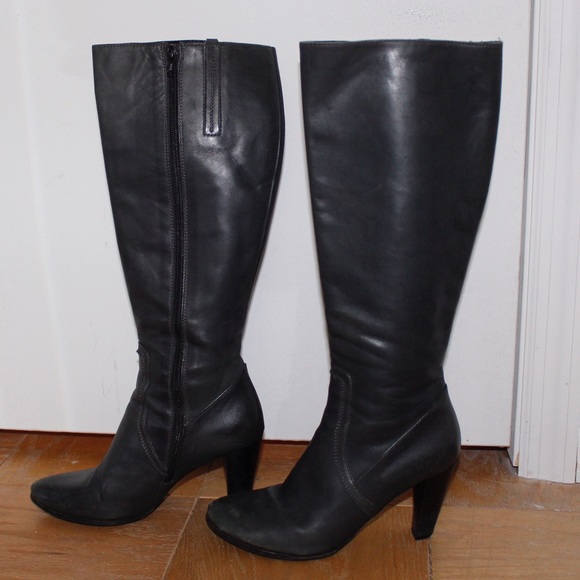 Dark Gray Boot Heels - Picture 1 of 3