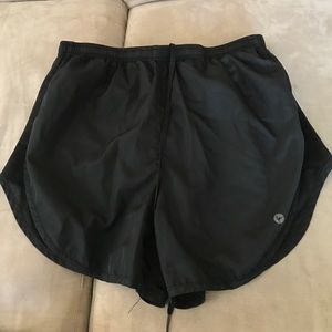 Black athletic shorts size medium