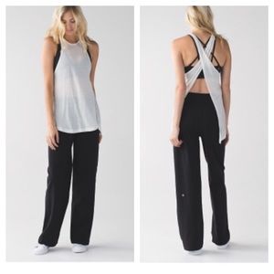 Lululemon black sit in stillness pants size 2