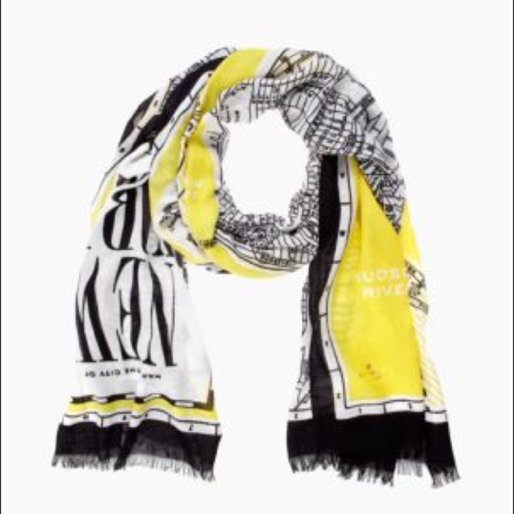 Kate spade scarf NEW YORK MANHATTAN MAP