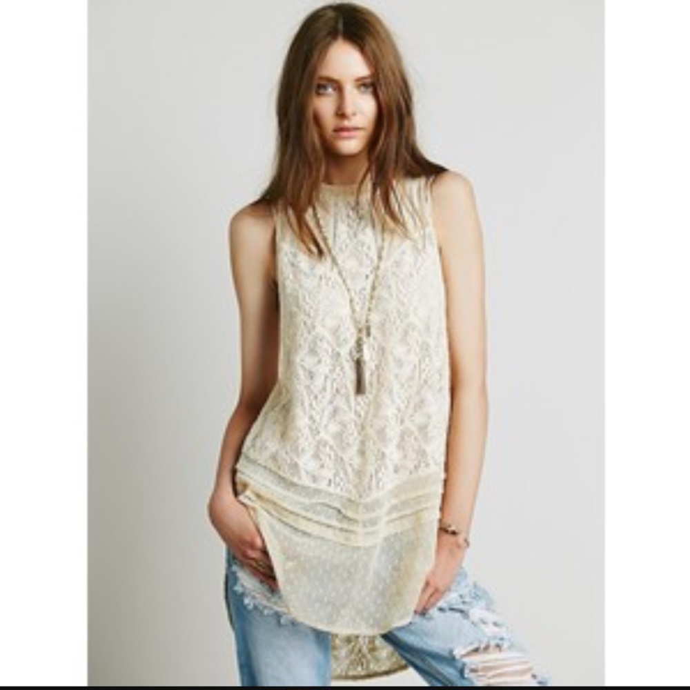 Free People Maisie Lace Tunic