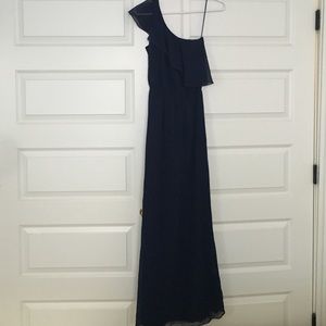 Ceremony by Joanna August long bridesmaid dress