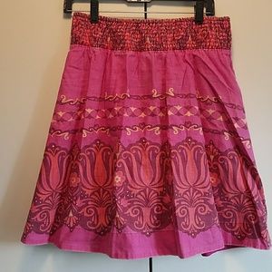 Pink  Free People boho skirt