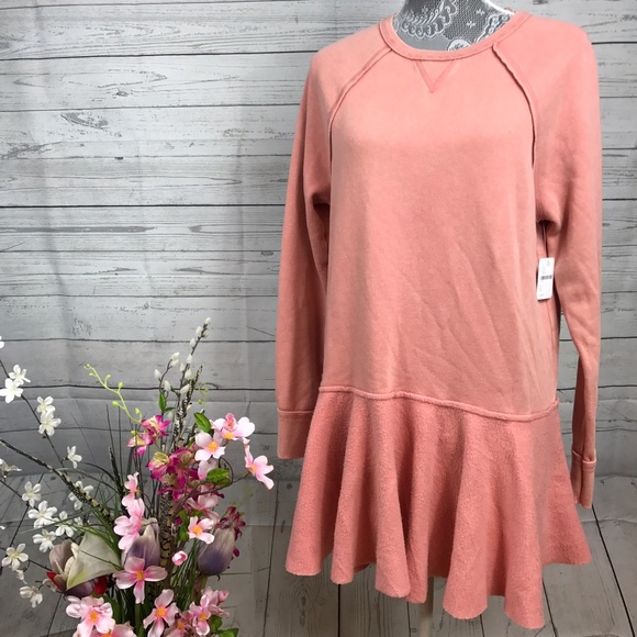 NWT Free People Dress Pink/Peach - Picture 1 of 6