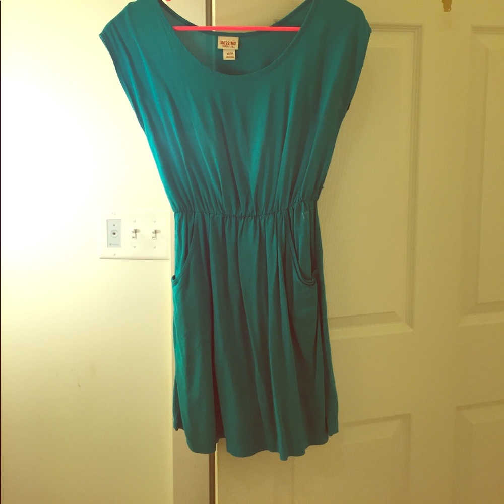 Teal sundress with pockets