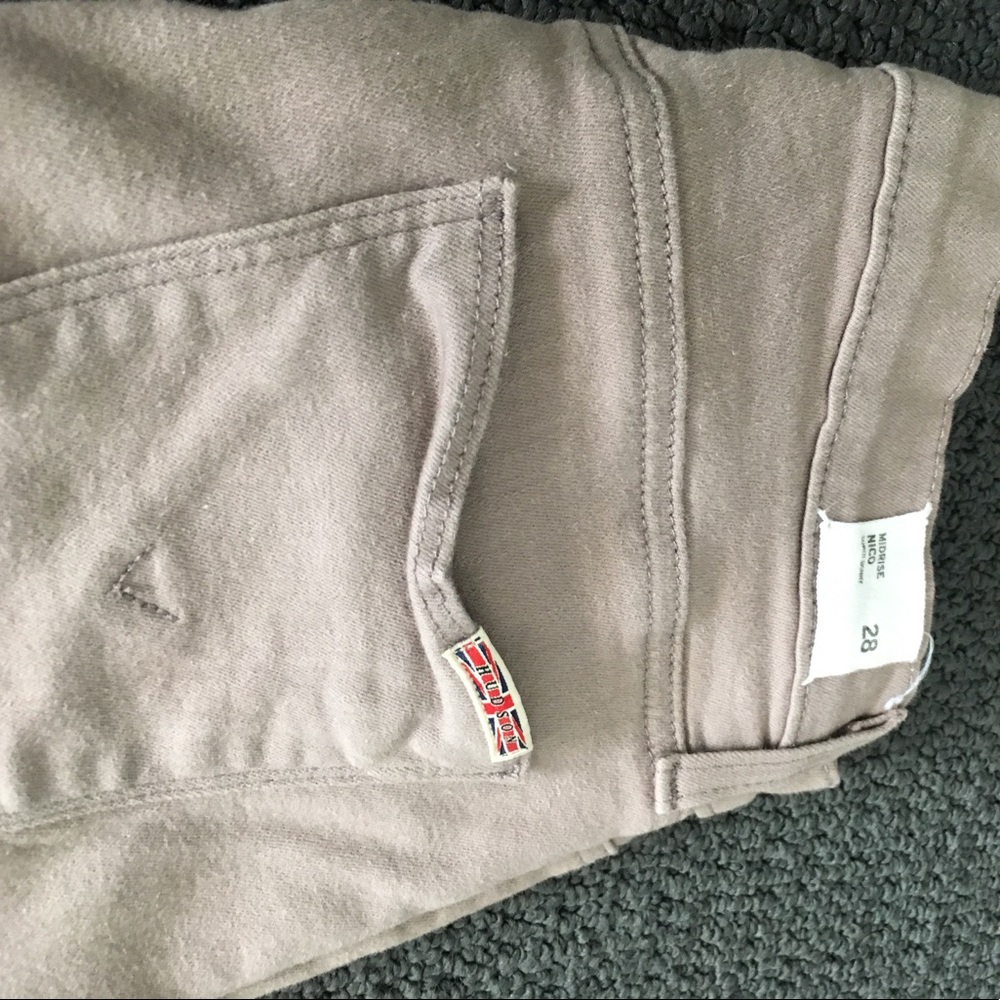 Hudson Tan stretch jeans