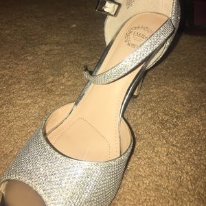 Brand New Silver Heels