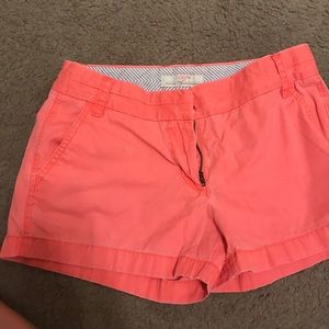Jcrew Neon Chino Shorts