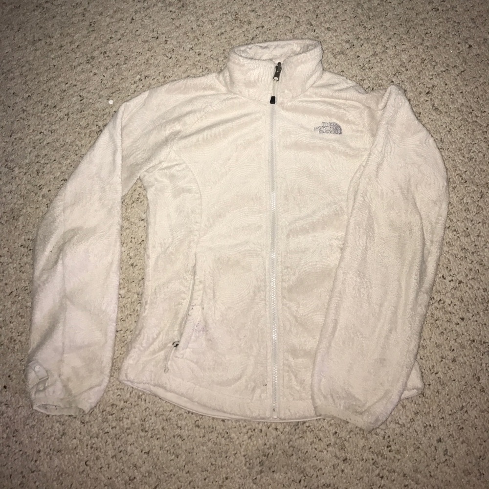 The North Face white jacket