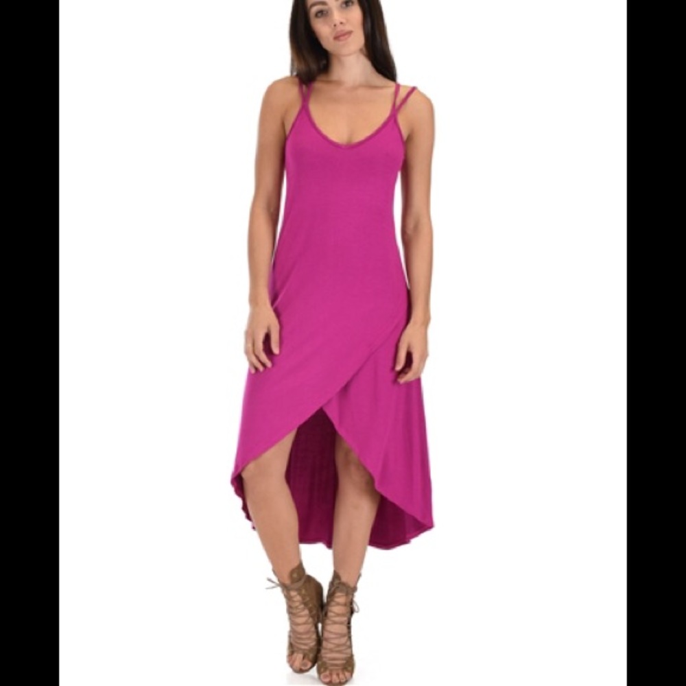 Berry All Wrapped Up Dress