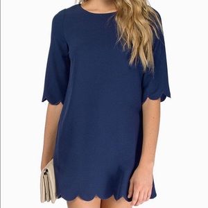 Tobi navy shift dress