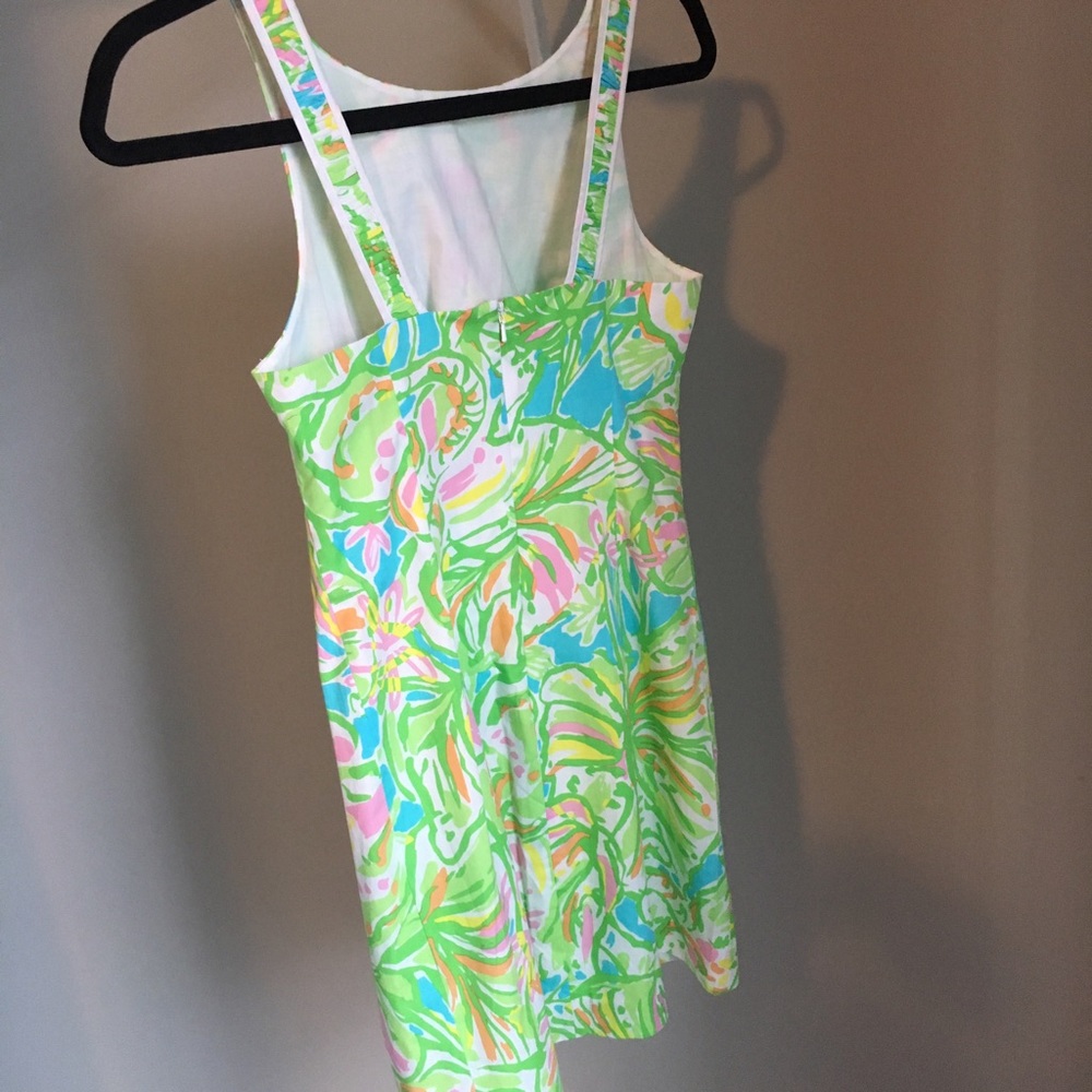 Lilly Pulitzer Patterned Shift Dress Size 0 - Picture 2 of 5