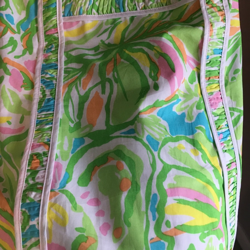 Lilly Pulitzer Patterned Shift Dress Size 0 - Picture 3 of 5