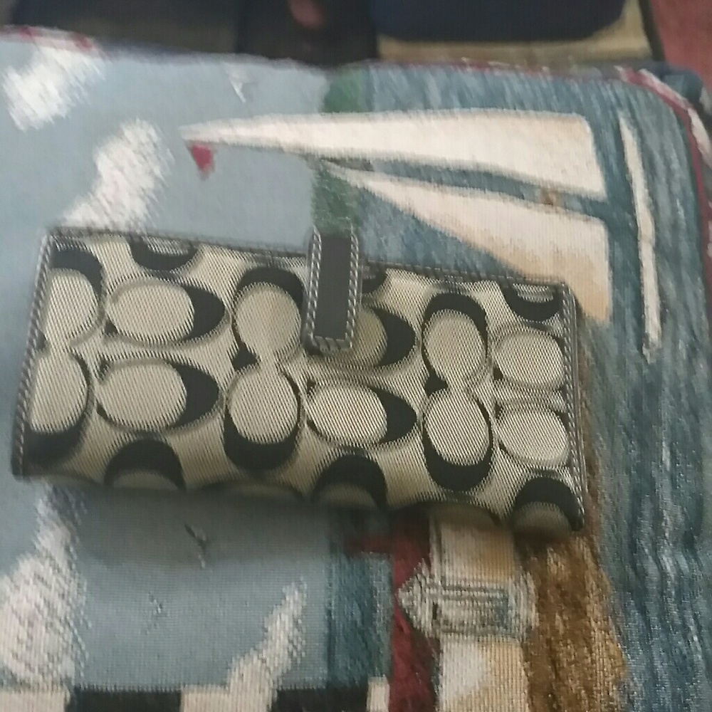 Authentic coach wallet