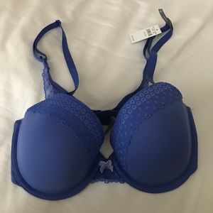 blue bra