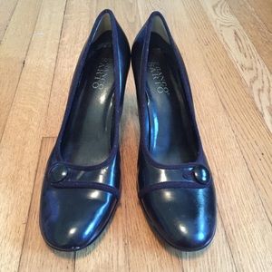 13M Franco Sarto classic bombshell black heels