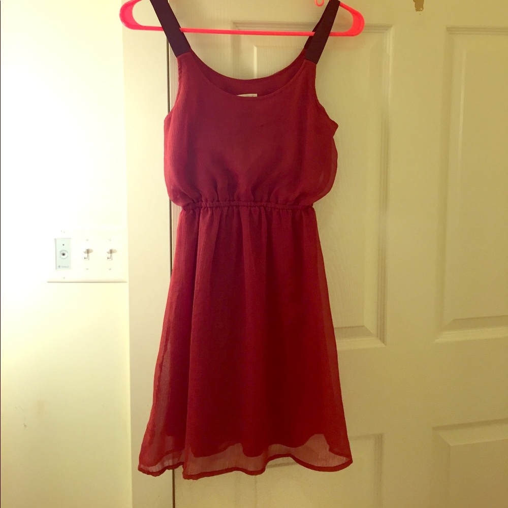Red sundress
