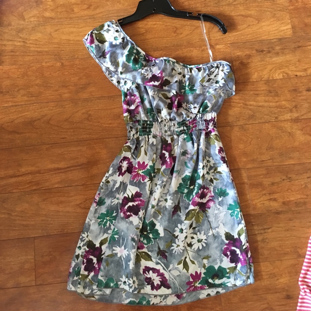 One Shoulder Charlotte Russe Floral Dress