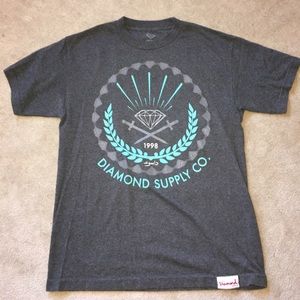 Diamond Supply Co. men's grey tshirt