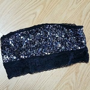 CLOSET CLEAROUT SALE! VS PINK Sparkle Bandeau Top