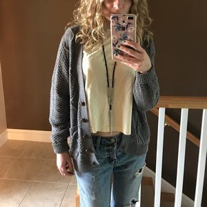 Urban Outfitters grey BDG cardigan
