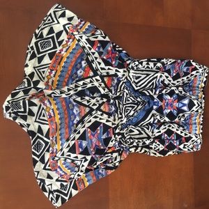 Aztec Print Romper