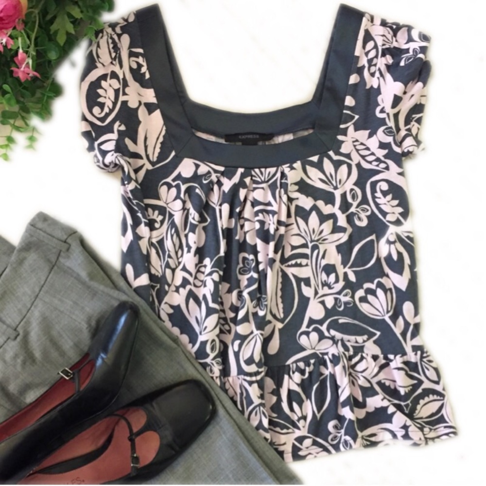 Express Square Neck Top