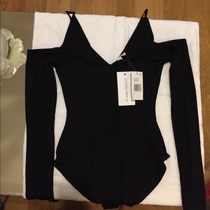Cotton Candy LA Cold Shoulder Body Suit