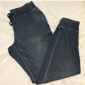 New York & Co denim joggers