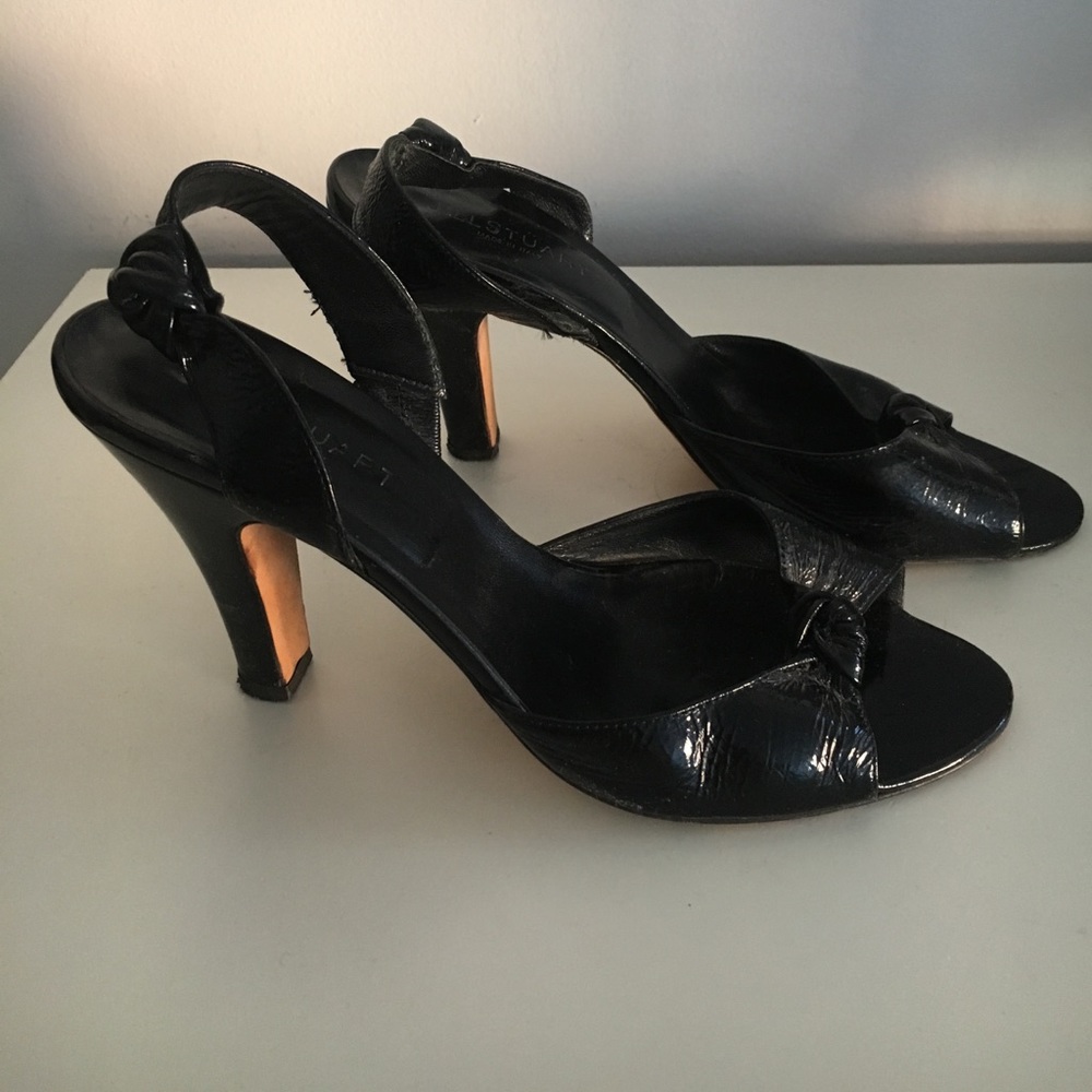 Jill Stuart patent leather sandalett. Sz 8.5